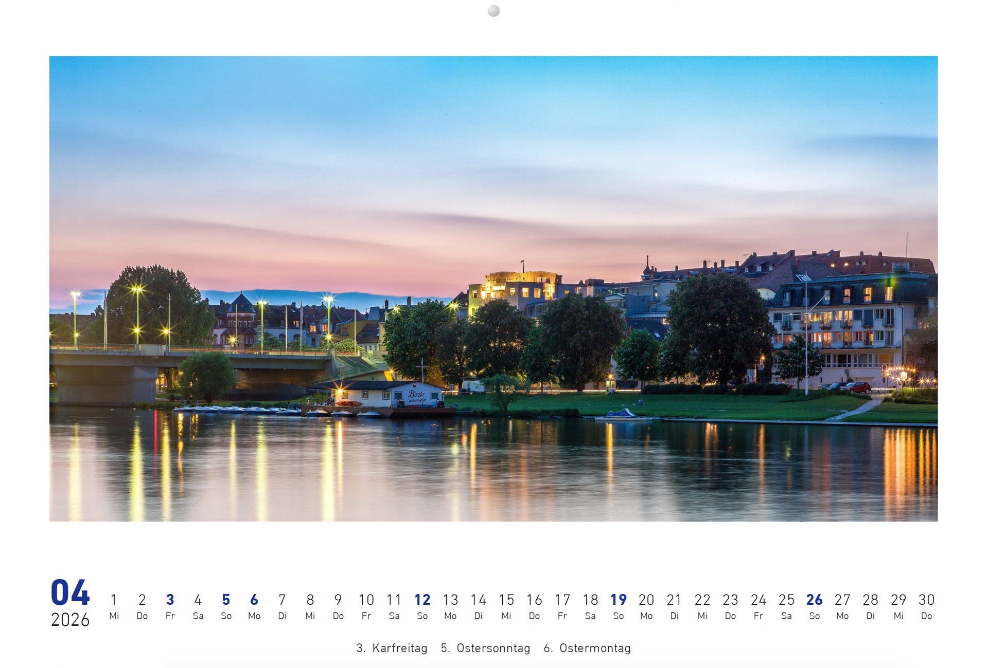 Heidelberg Kalender 2026