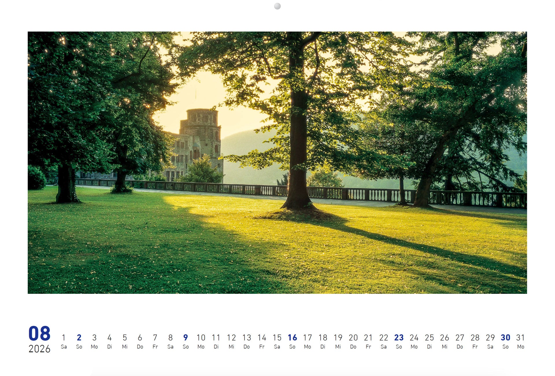 Heidelberg Kalender 2026