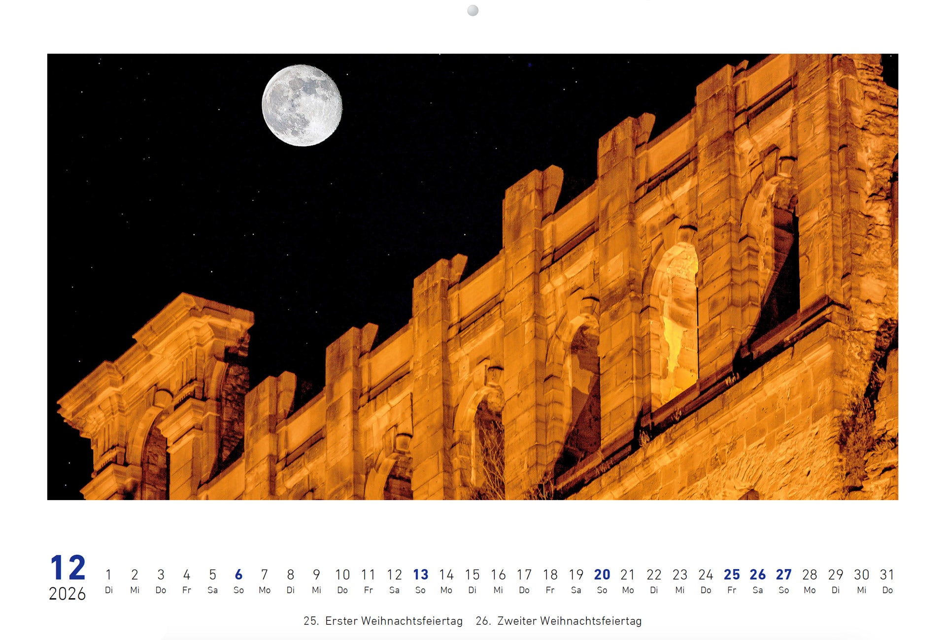 Heidelberg Kalender 2026