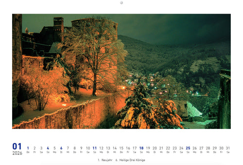 Heidelberg Kalender 2026