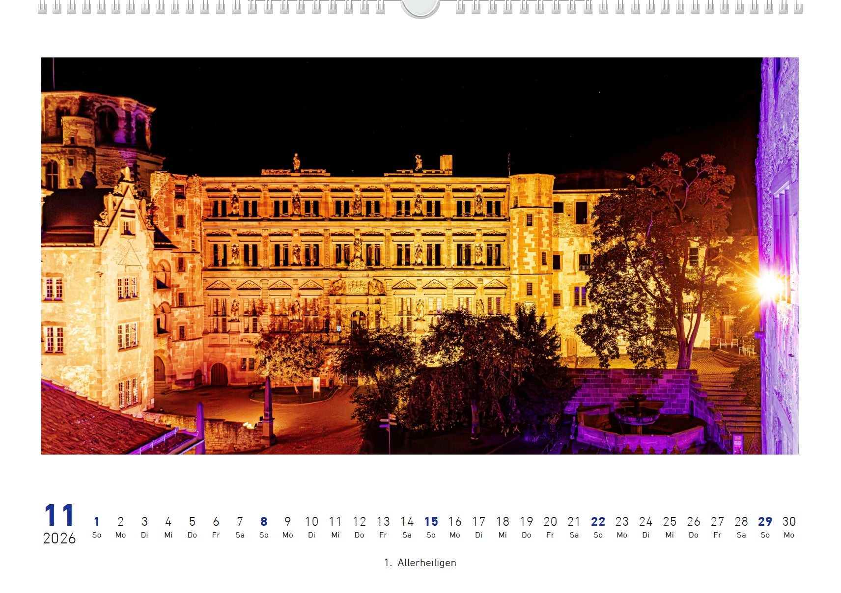 Heidelberg Kalender 2026
