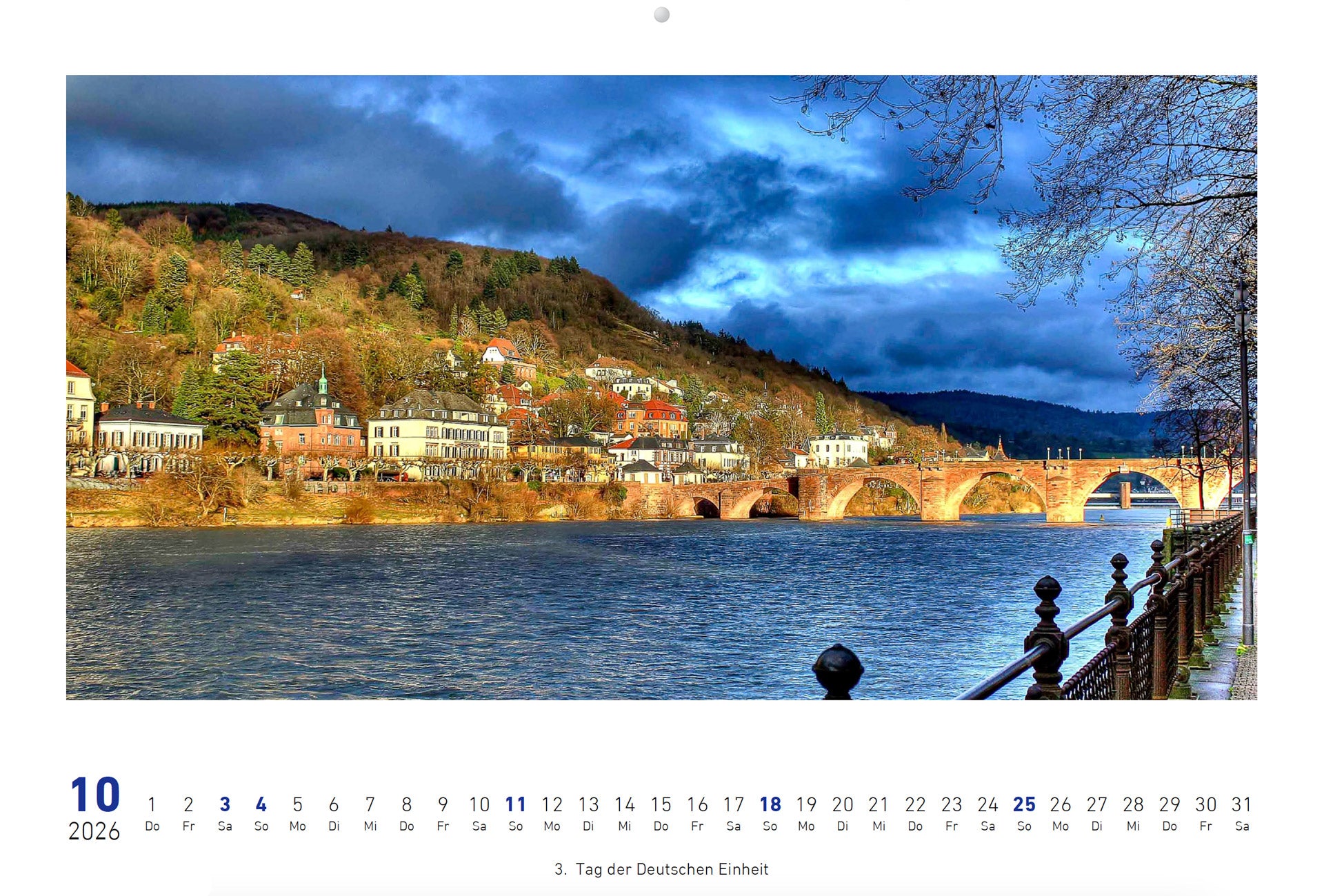 Heidelberg Kalender 2026